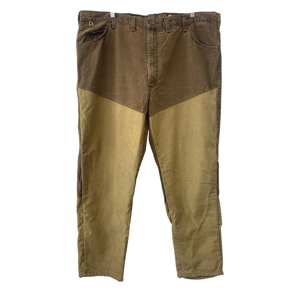 Wrangler Rugged Wear Upland Brush Pants Size 46 Brown Tan Outdoor Work Wear